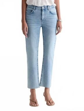 NEW AG JEANS brinley crop jeans in gold country